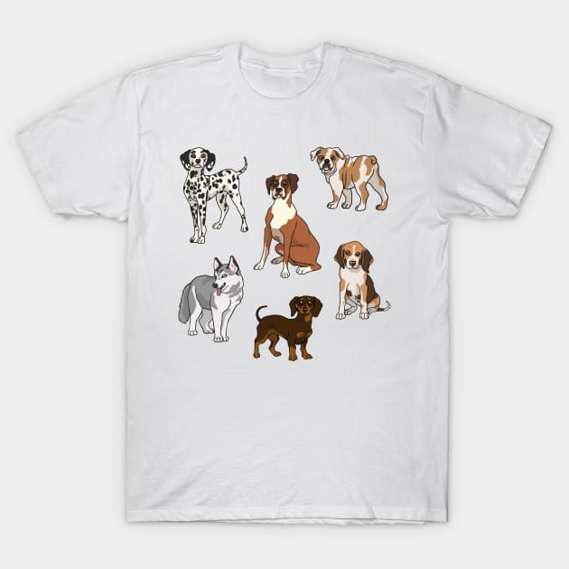 Pack O&#39; Pups T-Shirt by LivianPearl